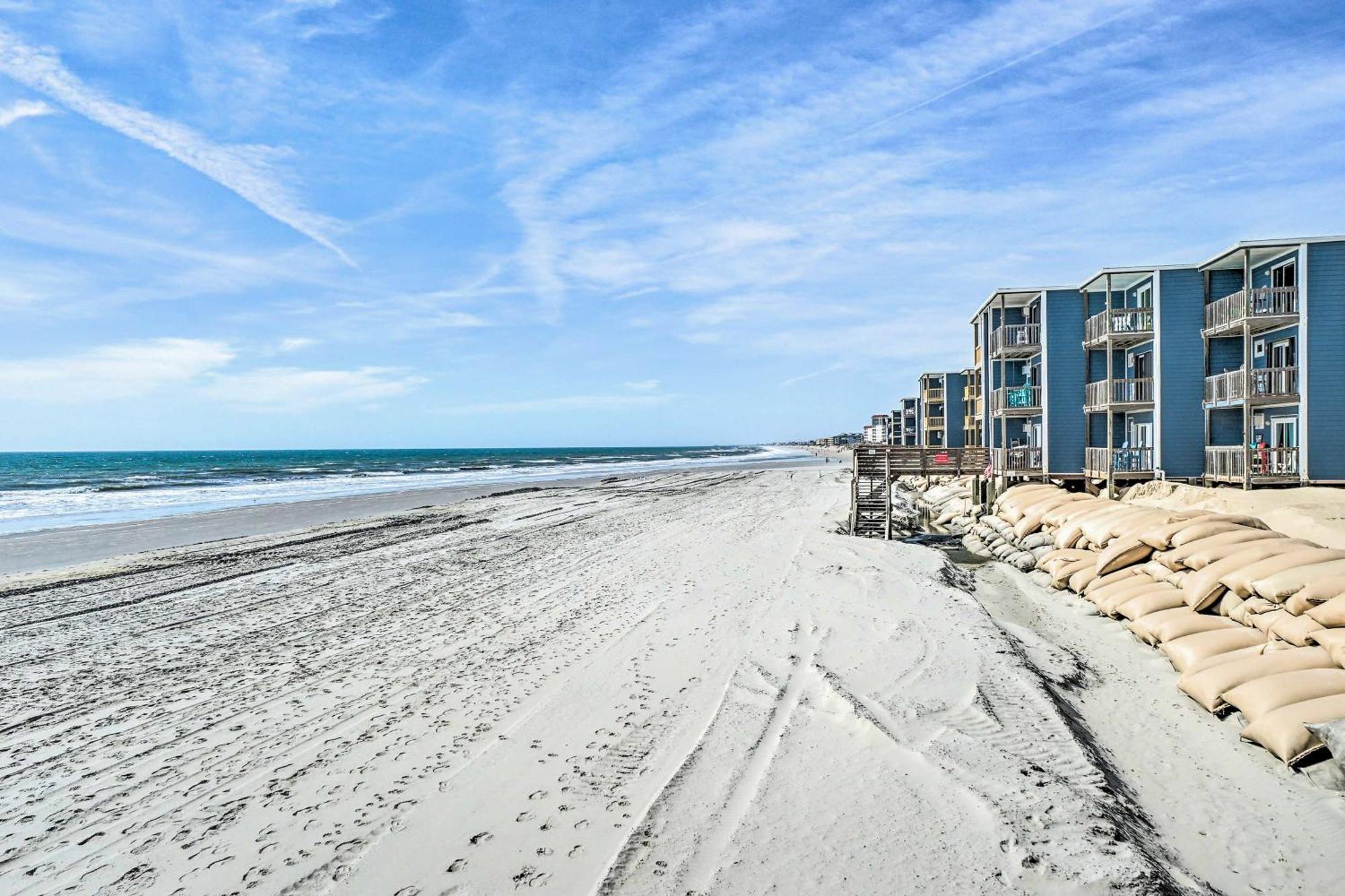 North Topsail Condo - Steps To Beach! North Topsail Beach Exterior foto